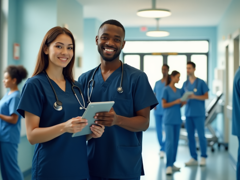 Male nurse breaking stigma in healthcare, with a focus on diversity and inclusion in nursing