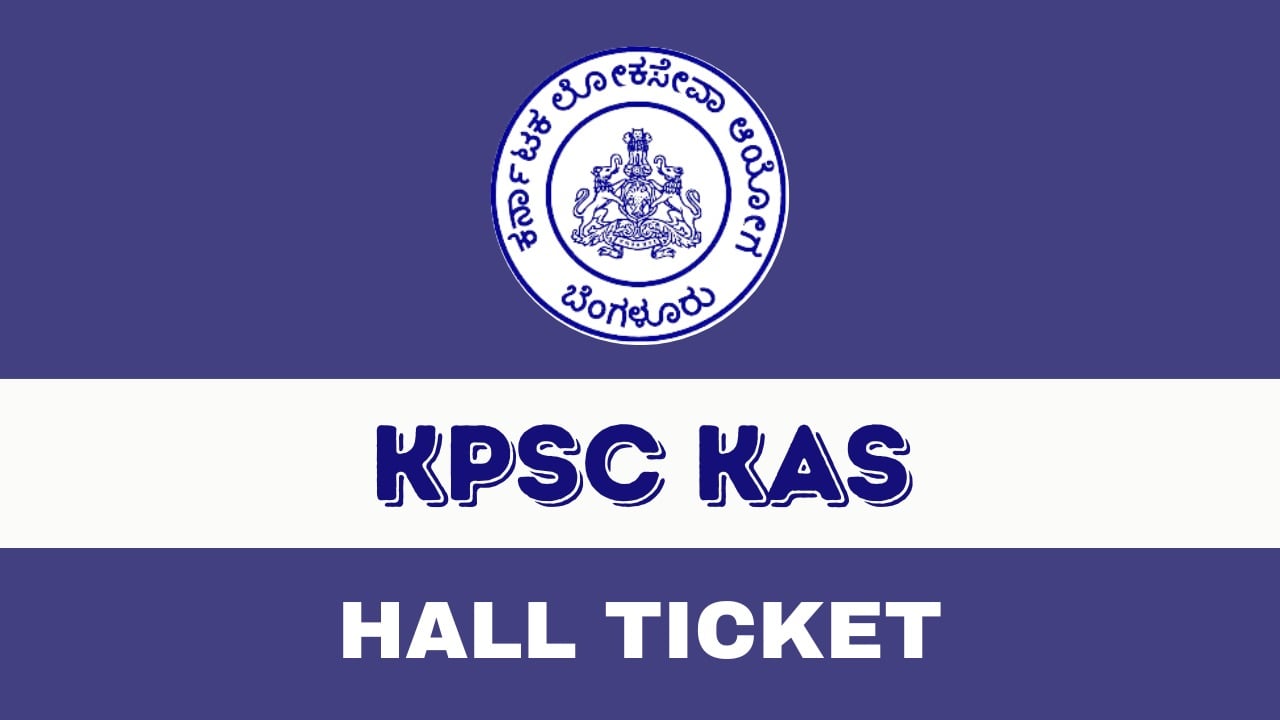 KPSC KAS Prelim Hall Ticket