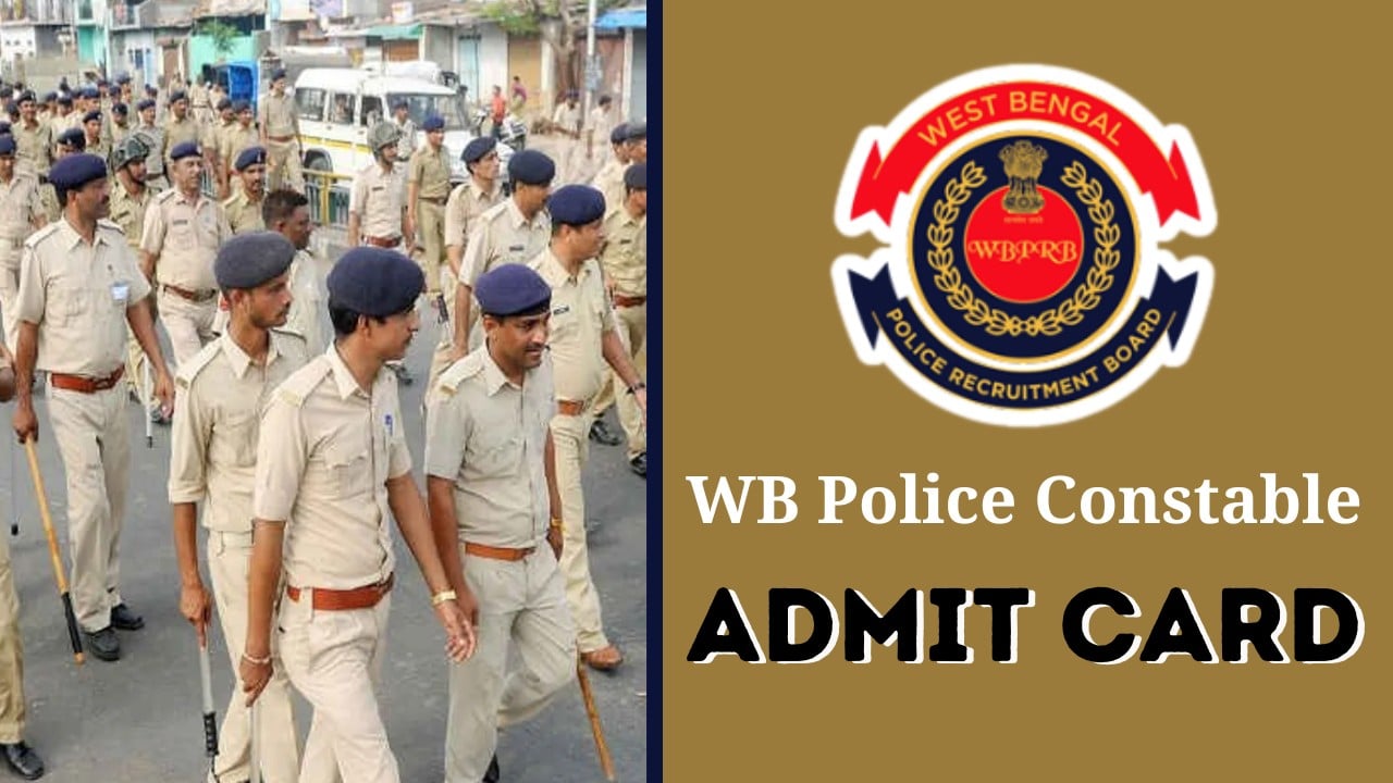 WB Police Constable Admit Card