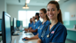 A photo of a veteran student in a nursing program, symbolizing the support and opportunities available for veterans pursuing a career in healthcare